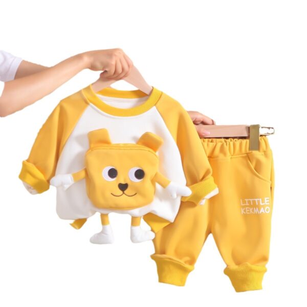 Baby Boy Autumn Clothes Suit Western Style - Image 5