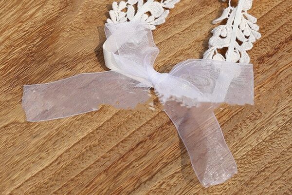 Children's hair accessories girls lace mesh bow - Image 5