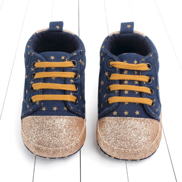 Baby sequined stars toddler shoes - Image 4