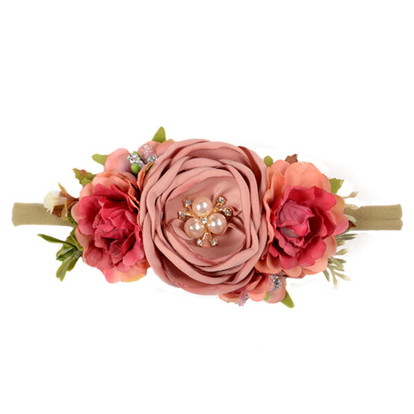 Sweet Child Simulation Head Flower Hair Accessories - Image 5