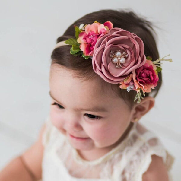 Sweet Child Simulation Head Flower Hair Accessories - Image 8