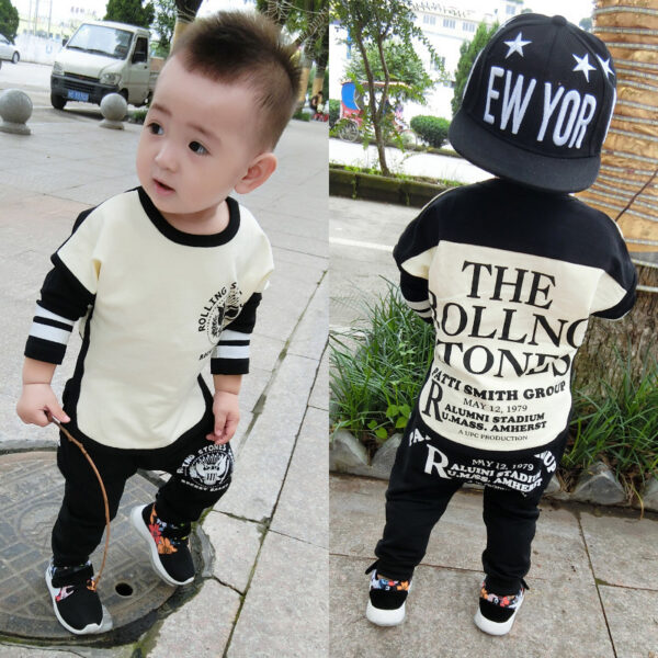 New Baby Boy Spring Suit Boys Spring Clothes Children's Clothes 1-2-3 Years Old Girls Spring Clothes - Image 3