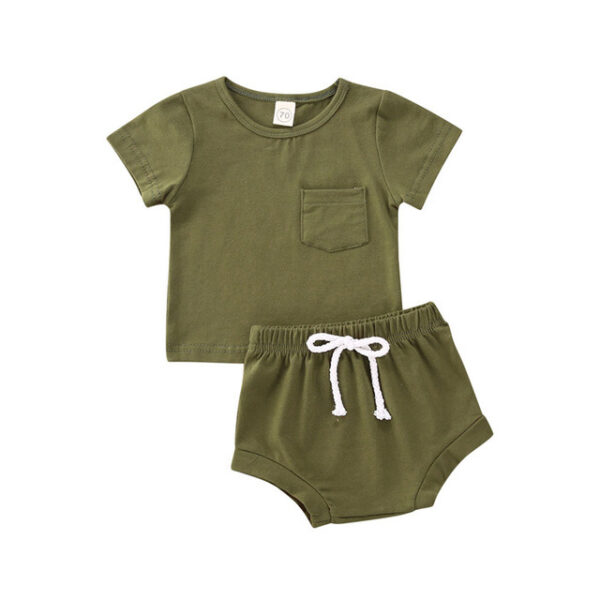 Boy Clothes Kids Shirt Shorts 2pcs For Baby Summer Children - Image 2