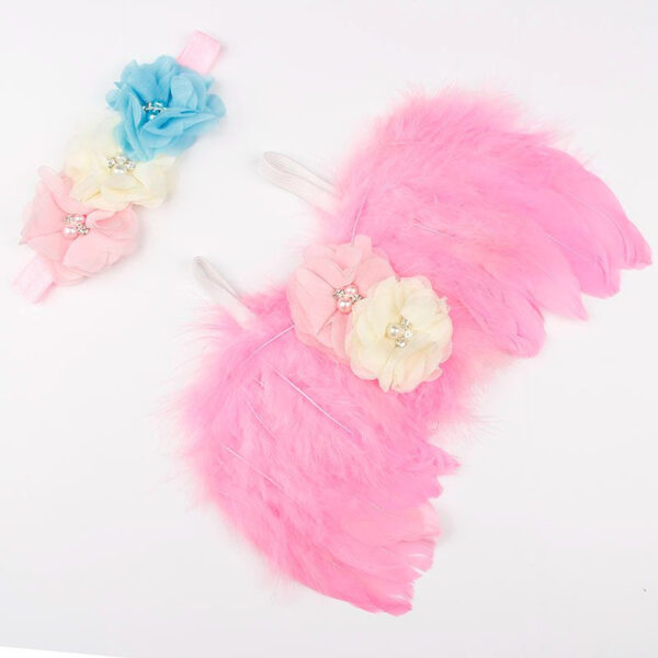 Newborn Photography Accessories Angel Wing Baby Photo Props Handmade Costumes For Infants Fotografia Crochet Costumes For Baby - Image 4