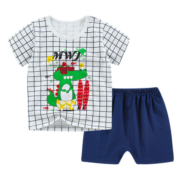 Summer Infant Newborn Baby Boy Clothes Children Clothing Set for Girls Kids T-Shirt Shorts 2PCS Outfits Cotton Casual Clothes - Image 5