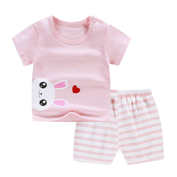 Summer Infant Newborn Baby Boy Clothes Children Clothing Set for Girls Kids T-Shirt Shorts 2PCS Outfits Cotton Casual Clothes - Image 8