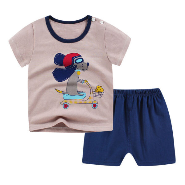 Summer Infant Newborn Baby Boy Clothes Children Clothing Set for Girls Kids T-Shirt Shorts 2PCS Outfits Cotton Casual Clothes - Image 9