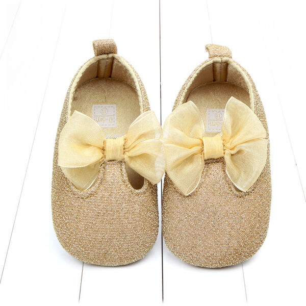 Shiny Ribbon Bow Female Baby Shoes Baby Shoes Toddler Shoes - Image 6