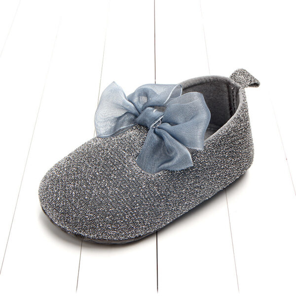 Shiny Ribbon Bow Female Baby Shoes Baby Shoes Toddler Shoes - Image 7