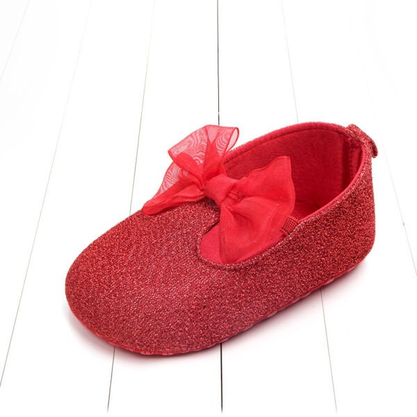 Shiny Ribbon Bow Female Baby Shoes Baby Shoes Toddler Shoes - Image 8