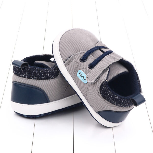 Baby Shoes Soft Sole Baby Shoes Male Baby Velcro Toddler Shoes - Image 4