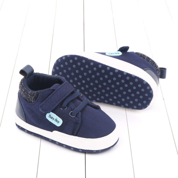 Baby Shoes Soft Sole Baby Shoes Male Baby Velcro Toddler Shoes - Image 5