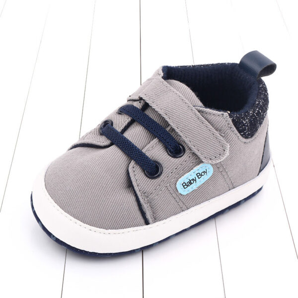 Baby Shoes Soft Sole Baby Shoes Male Baby Velcro Toddler Shoes - Image 2