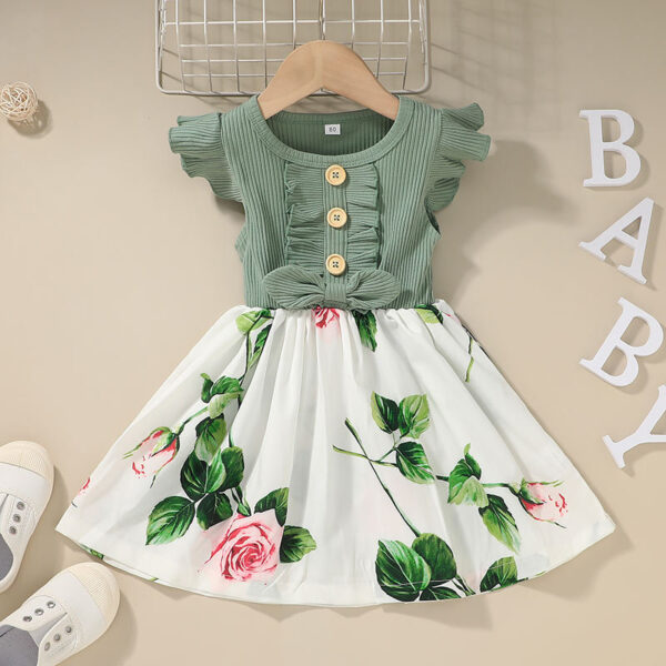 Toddler Kids Baby Girls Clothes Summer Girls Dress - Image 6