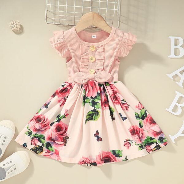 Toddler Kids Baby Girls Clothes Summer Girls Dress - Image 4