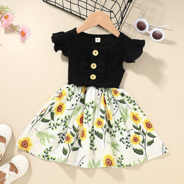 Toddler Kids Baby Girls Clothes Summer Girls Dress - Image 2