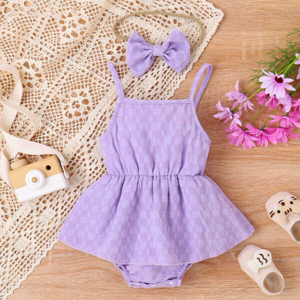 Summer Girls' Jumpsuit Baby Romper - Image 8