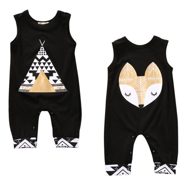 Cute Summer Baby Boy Girl Clothes Tribal Print - Image 3