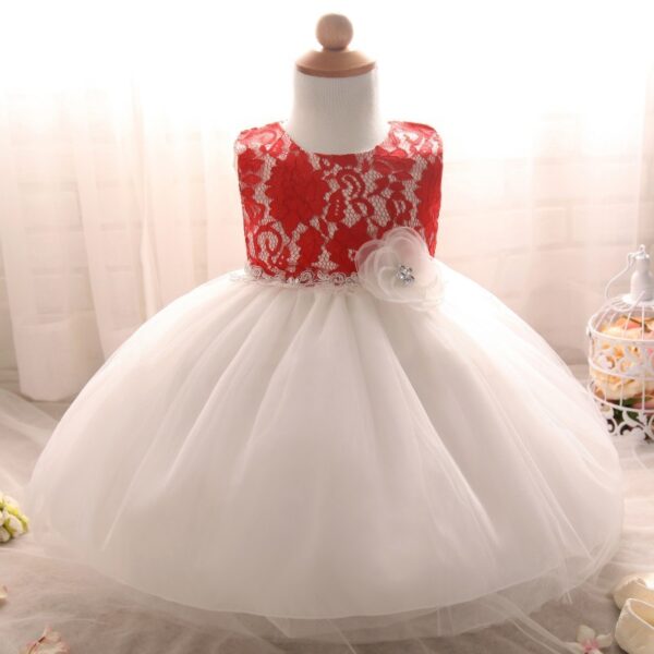 new European girls retro lace dress baby dress skirts wholesale baby full moon4 - Image 3