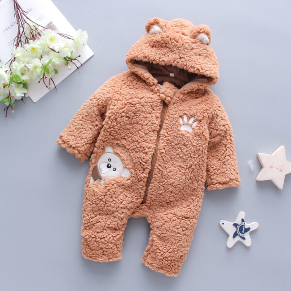 Winter Baby Boy Girl Romper Cotton Clothes - Image 4