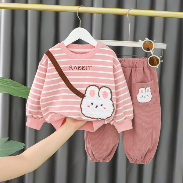 Baby Boy Spring Months Clothes Split Girl Suit - Image 2