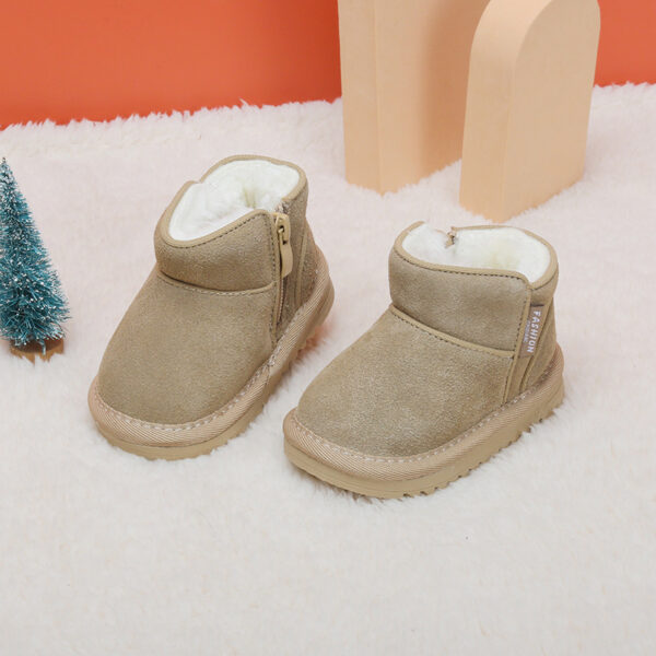 Fleece-lined Baby Snow Boots Baby Cotton Shoes - Image 4