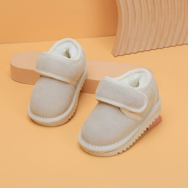 Fleece-lined Baby Snow Boots Baby Cotton Shoes - Image 2