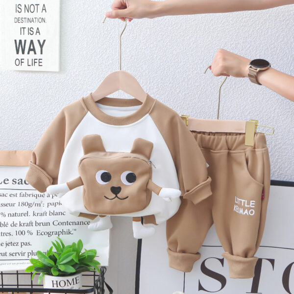 Baby Boy Autumn Clothes Suit Western Style - Image 7