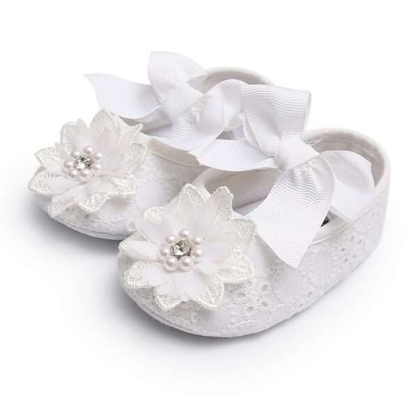 Floret lace women's baby shoes soft soled baby shoes baby shoes walking shoes princess shoes - Image 7