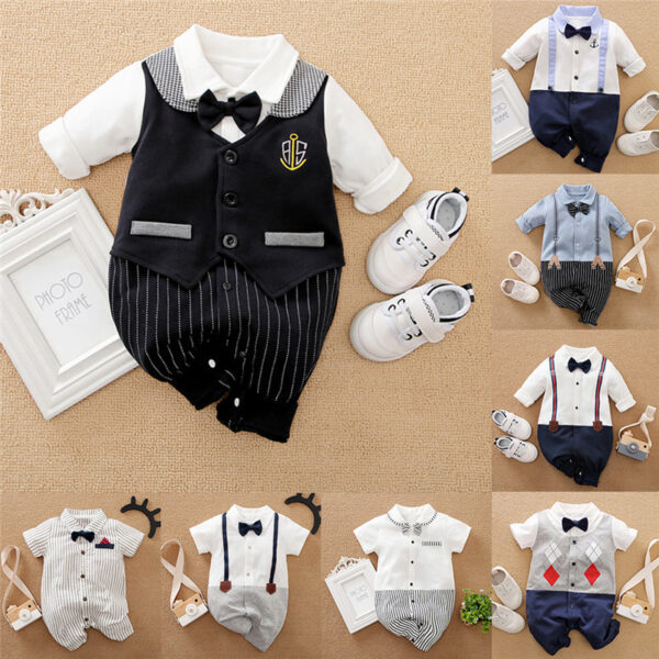 Malapina Newborn Baby Boy Rompers Summer Clothes Infant Shor - Image 6