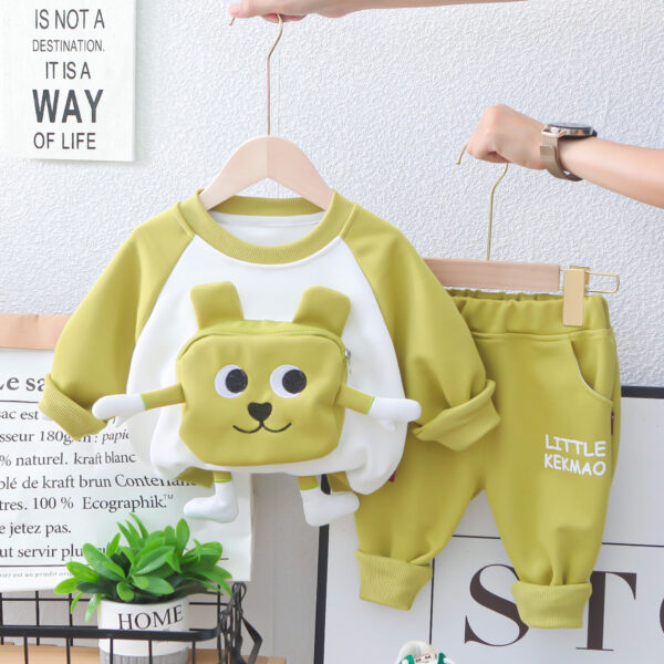 Baby Boy Autumn Clothes Suit Western Style - Image 6