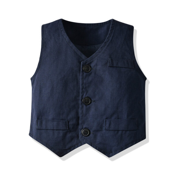 Children's Clothing Summer New Children's Korean Style One Piece Dropshipping Baby Boy Boy's Waistcoat Short Sleeve Shirt Children Birthday Clothes - Image 6