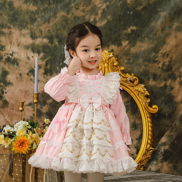 Girls Princess Dress Spanish Skirt Baby Pettiskirt - Image 3