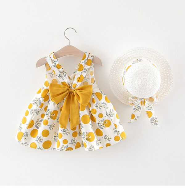 Girls' Summer Baby Girls' Short Sleeve Suit Skirt - Image 5