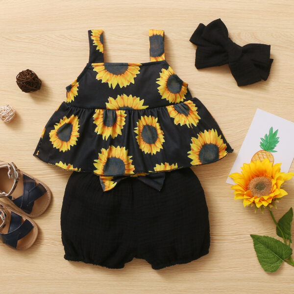 Newborn Baby Girls Summer Clothes Cute - Image 3