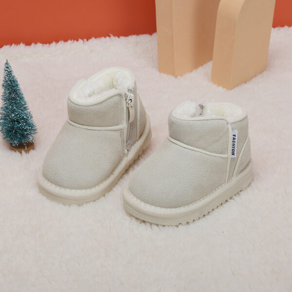 Fleece-lined Baby Snow Boots Baby Cotton Shoes - Image 5