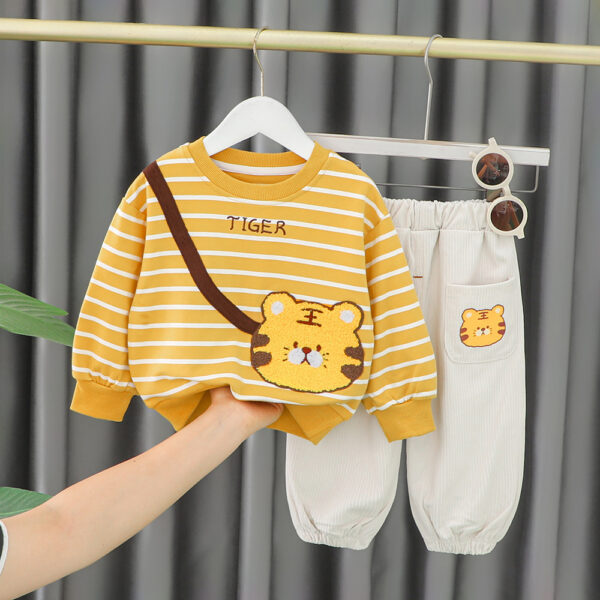 Baby Boy Spring Months Clothes Split Girl Suit - Image 3